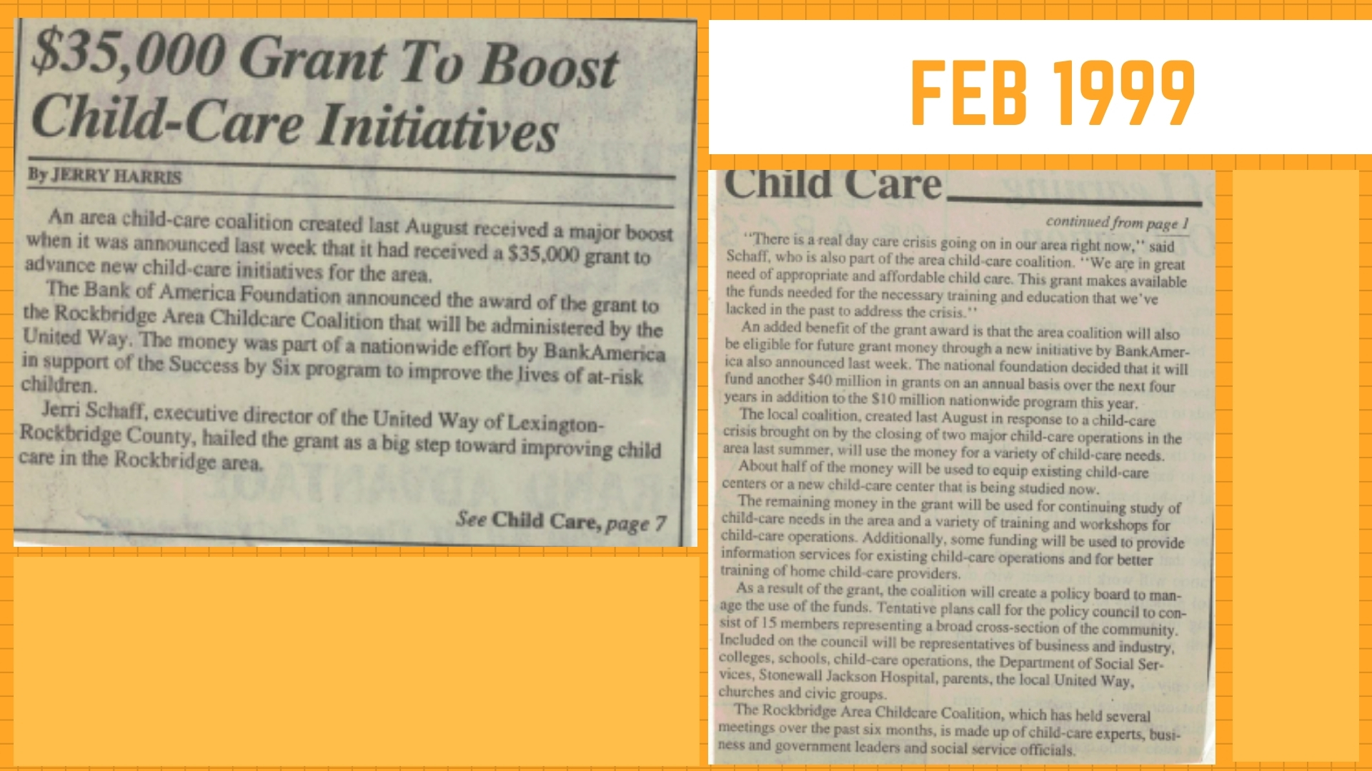 Childcare Initiative Grants